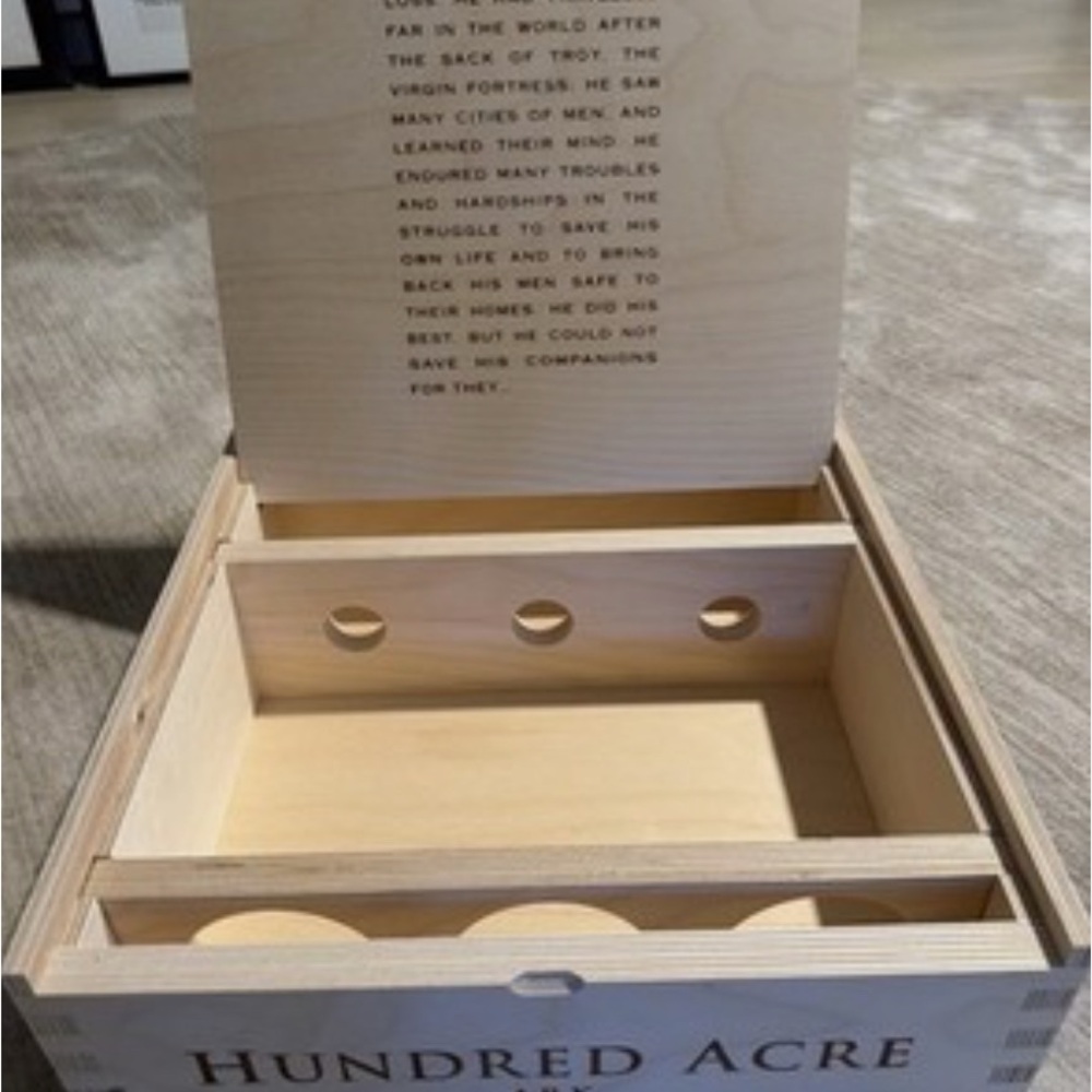 Wooden Keepsake Box - Natural Wood